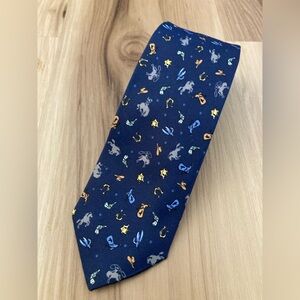 Prada Mens necktie Narrow All Over Pattern Western Movie Cowboy